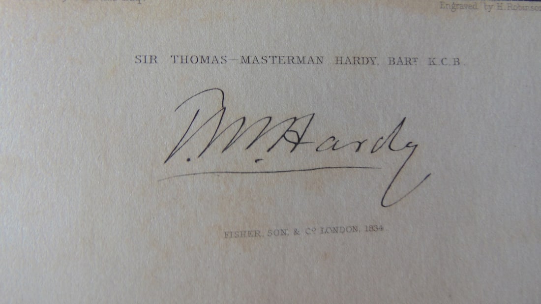 Sir Thomas Hardy, Bart - 3