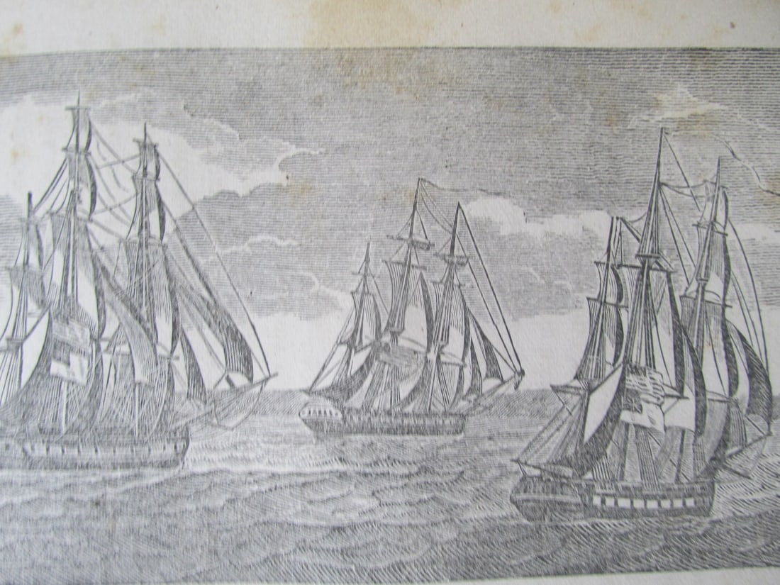 Constitution, Cyane and Levant (1 of 3)