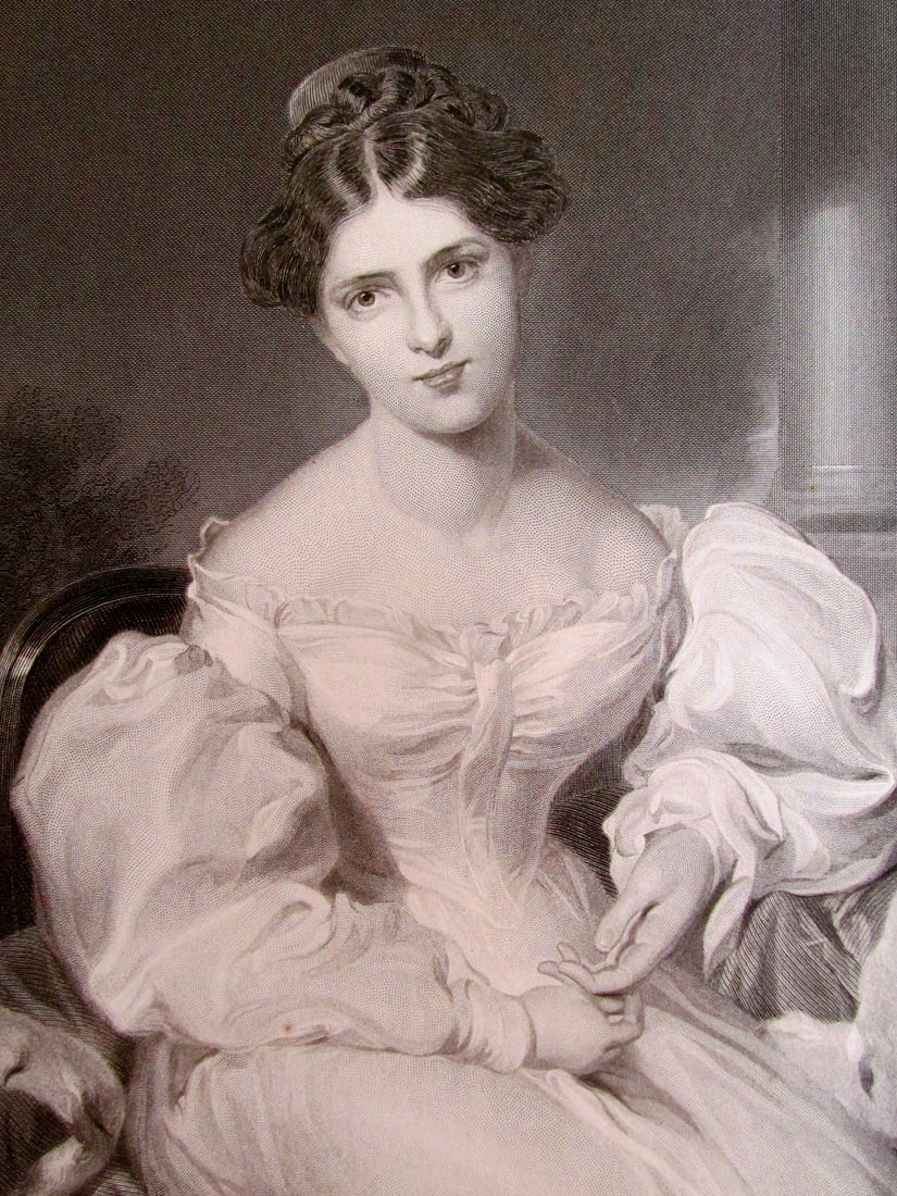 Frances Anne "Fanny" Kemble: Frances Anne "Fanny" Kemble Print Type: Engraving Signed: In plate Date: c1873 Publisher: Johnson Wilson Dimensions: 11 x 8" Notes & Literature: Frances Anne "Fanny" Kemble was a notable British
