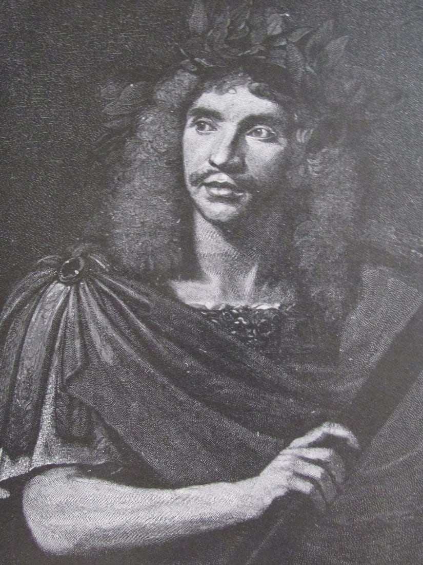 Portrait of Moliere: Portrait of Moliere 19th century Artist: After a painting by Mignard Date: 1889 Publisher: Century Origin: American Dimensions: