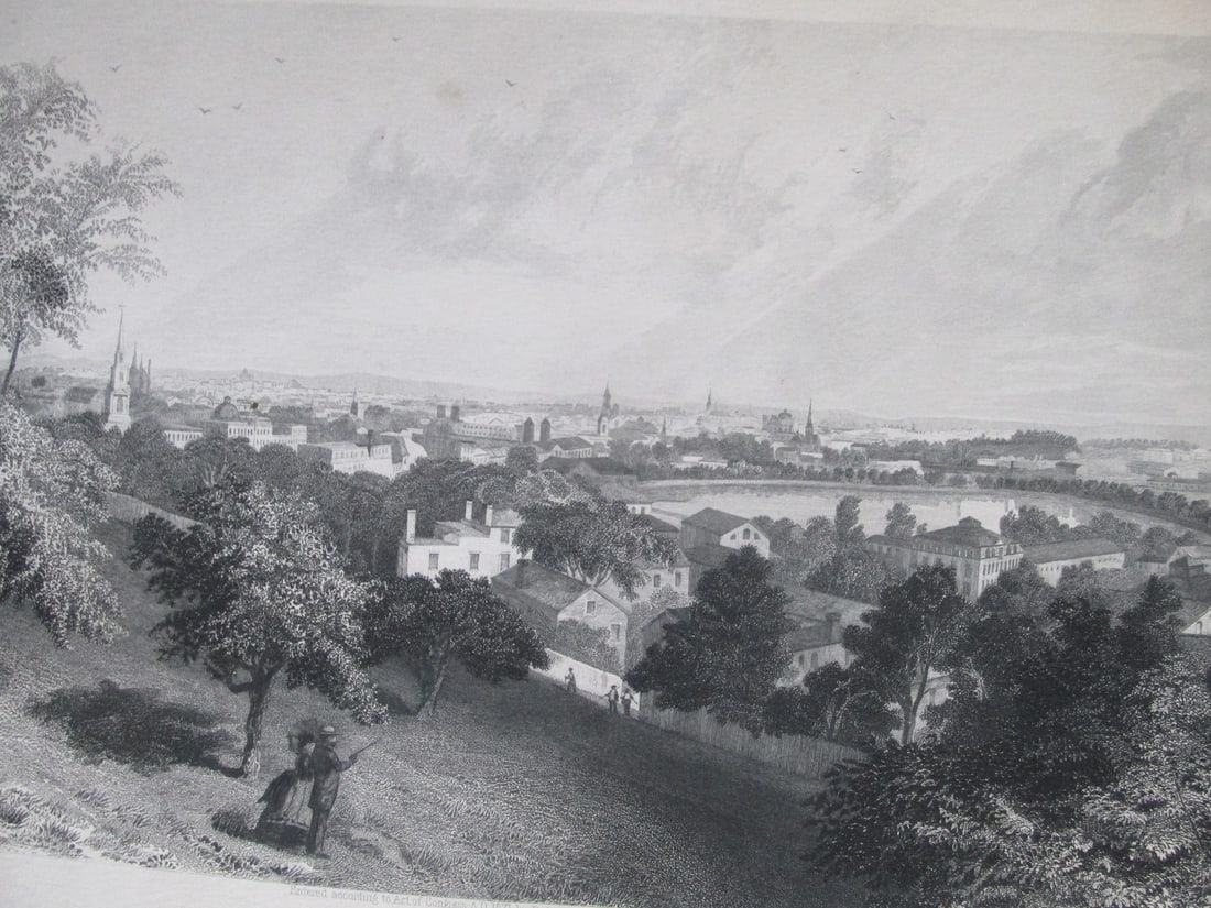 City of Providence [Rhode Island]: City of Providence [Rhode Island] Print Type: Engraving Date: C1840 Dimensions: 7 x 9 1/2" Subject: Americana American Views