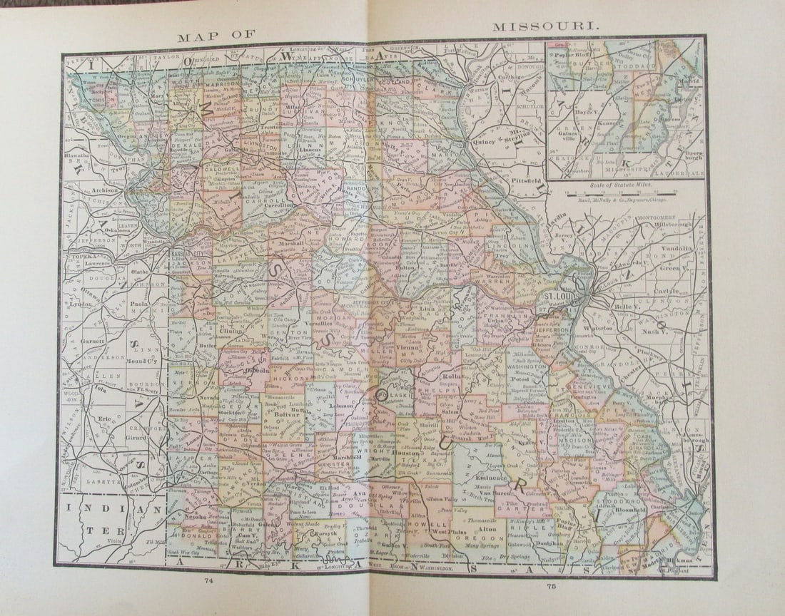 Map of Missouri (1 of 2)