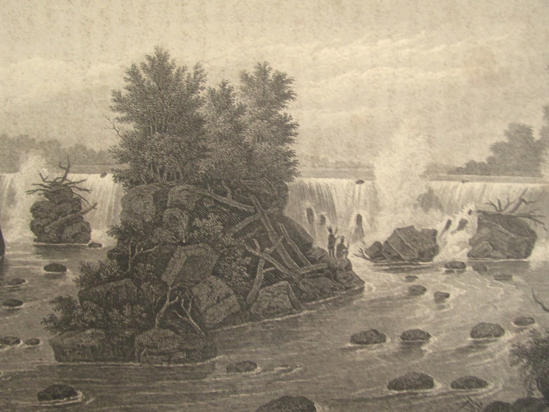 View St. Anthony Falls - Mississippi: View St. Anthony Falls - Mississippi Print Type: Engraving Date: Circa 1830 Dimensions: 6 x 8" Subject: Early American Scenery Condition