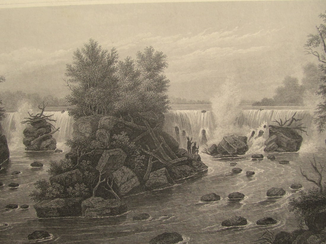 Little Falls of St. Anthony Falls - Mississippi: Little Falls of St. Anthony Falls - Mississippi Print Type: Engraving Date: Circa 1830 Dimensions: 6 x 8" Subject: Early American Scenery