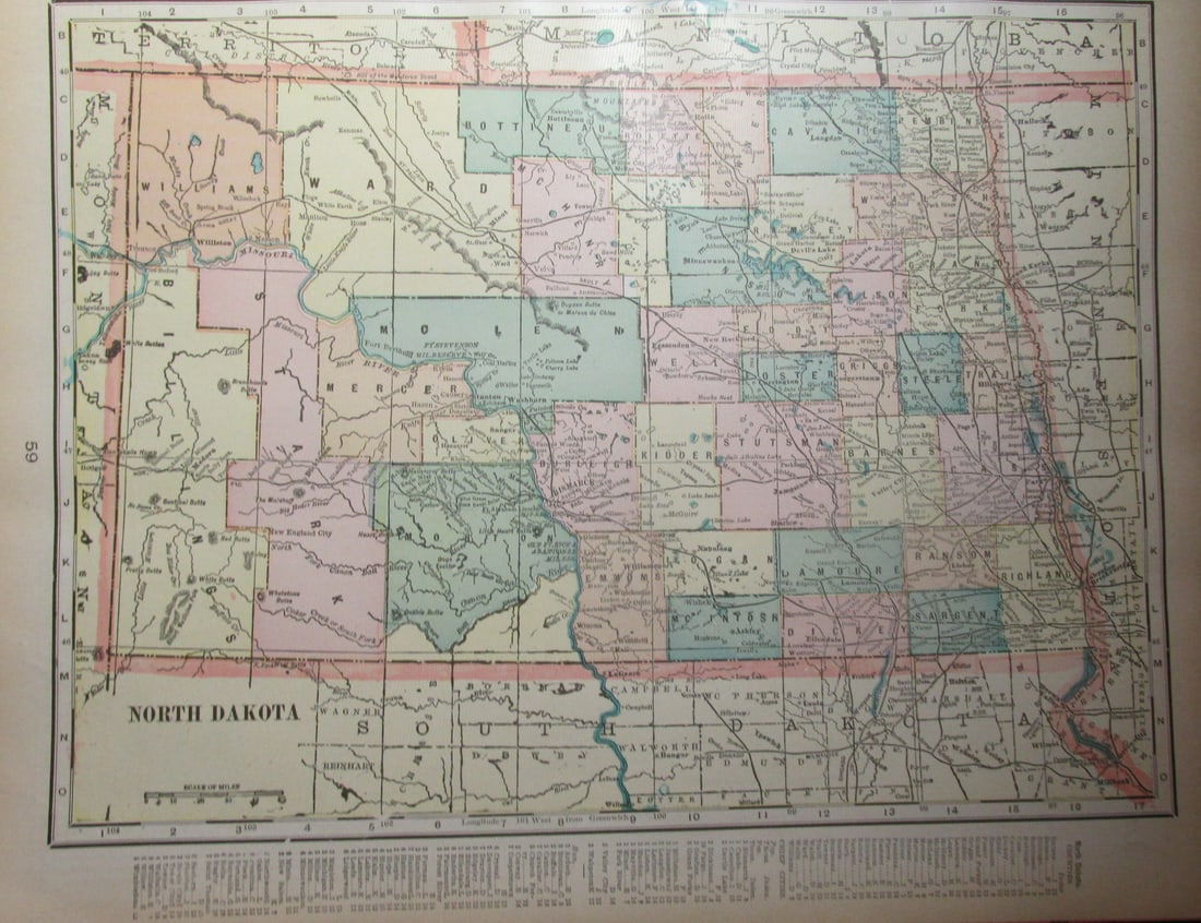 Large Map of Kentucky and Tennessee (1 of 5)