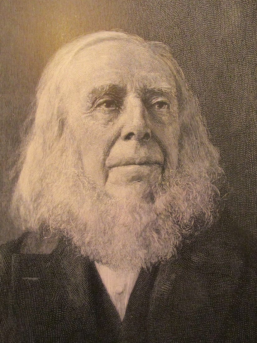Portrait of Peter Cooper: Portrait of Peter Cooper 19th century Artist: After an engraving by T. Johnson Date: 1883 Publisher: Century Origin: American Dim