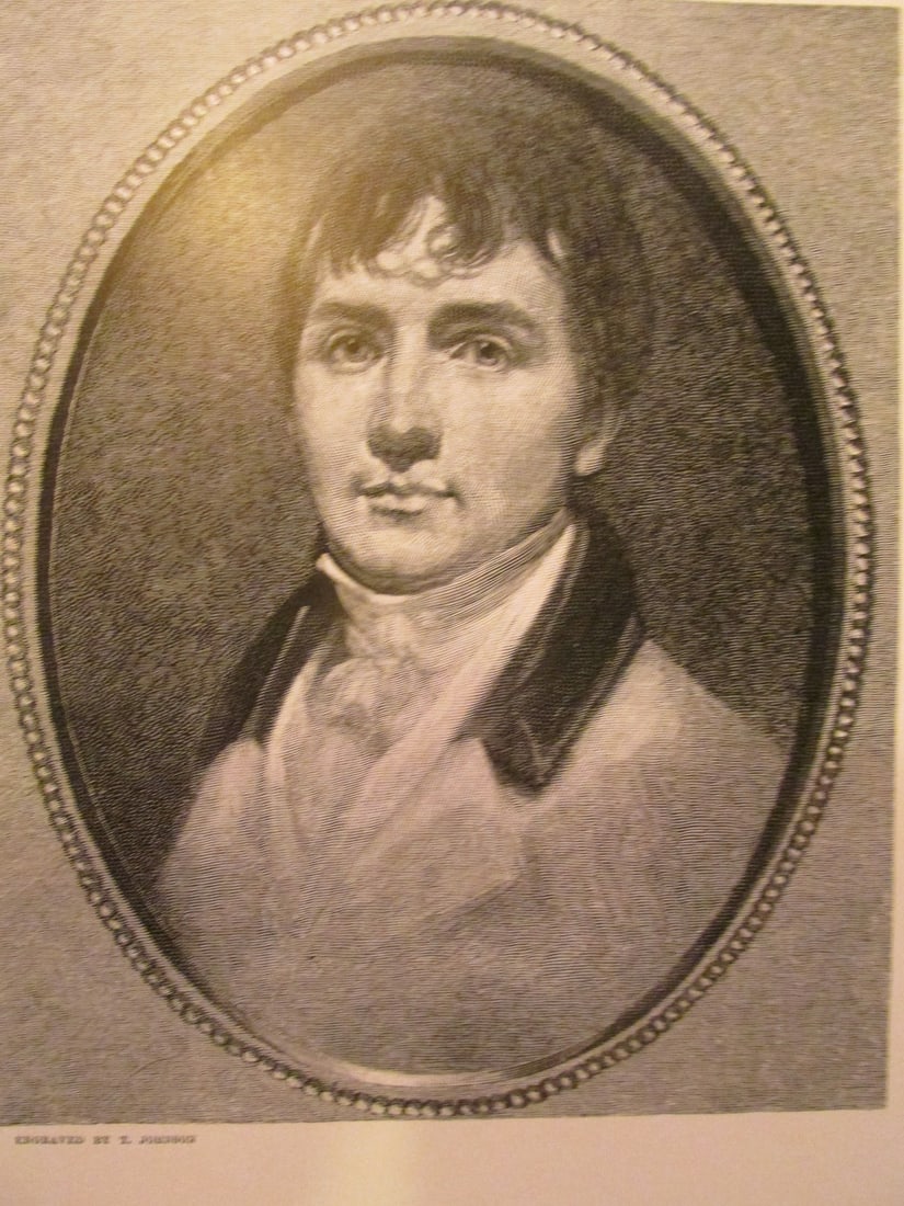 Portrait of Robert Burns (Poet): Portrait of Robert Burns (Poet) 19th century Artist: After an engraving by T. Johnson Date: 1883 Publisher: Century Origin: American
