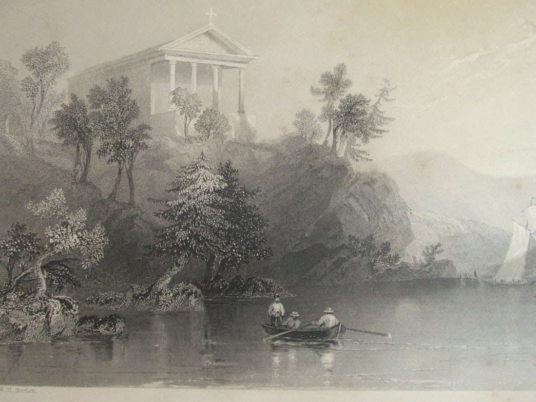 Chapel of Our Lady of Cold Spring on the Hudson: Chapel of Our Lady of Cold Spring (On the Hudson) Print Type: Engraving Date: Circa 1840's Dimensions: 11 x 8 3/4" Subject: Massachusetts Condition Report: Fox