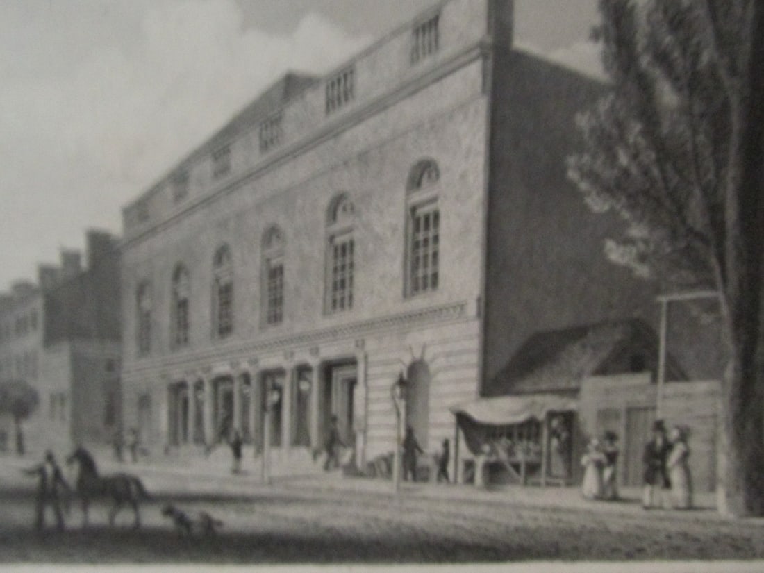 Theatre Walnut Street Philadelphia Pennsylvania: Theatre Walnut Street Philadelpha [Pennsylvania] Print Type: Engraving Date: Circa 1830 - 1840's Dimensions: 7 x 9 1/4" Frame: Matted Con