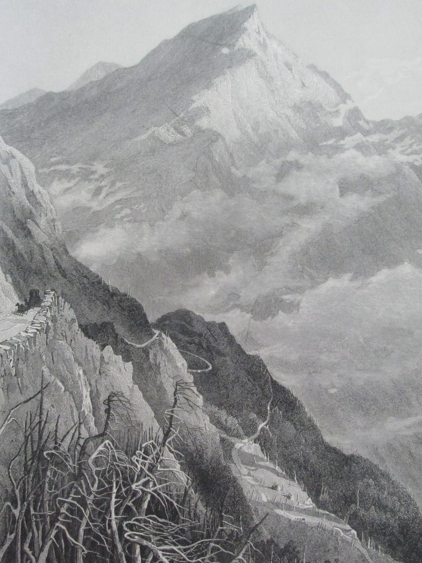 The Mount Washington Road (White Mountains): The Mount Washington Road (White Mountains) Artist: After H. Fenn Print Type: Engraving Date: Circa 1870's Dimensions: 9 1/4 x 12 1/2" Su