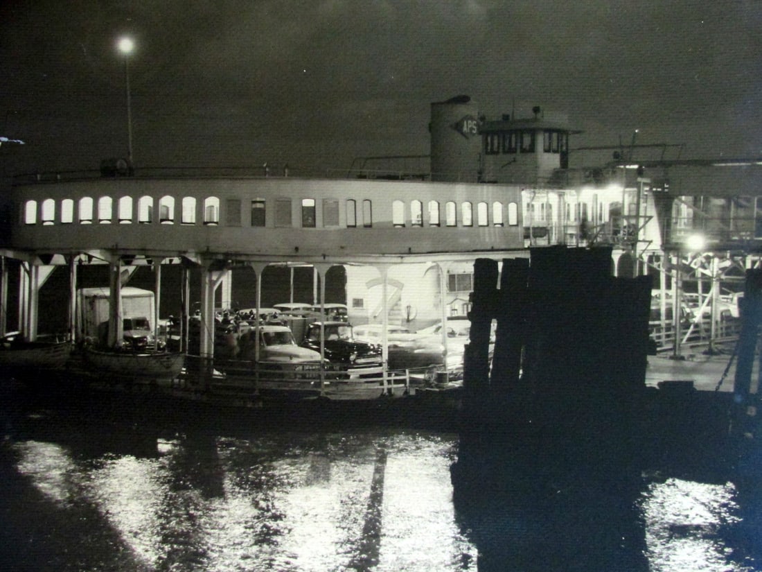 5 Large Ralph Goetz Photographs: Lot of 5 Large Photographs - Two Signed Including Eagle Niagara Falls with Maid of the Mist - Auto Ferry - Snow Scene - Industry Dimensions: 11 x 13 1/2" approx