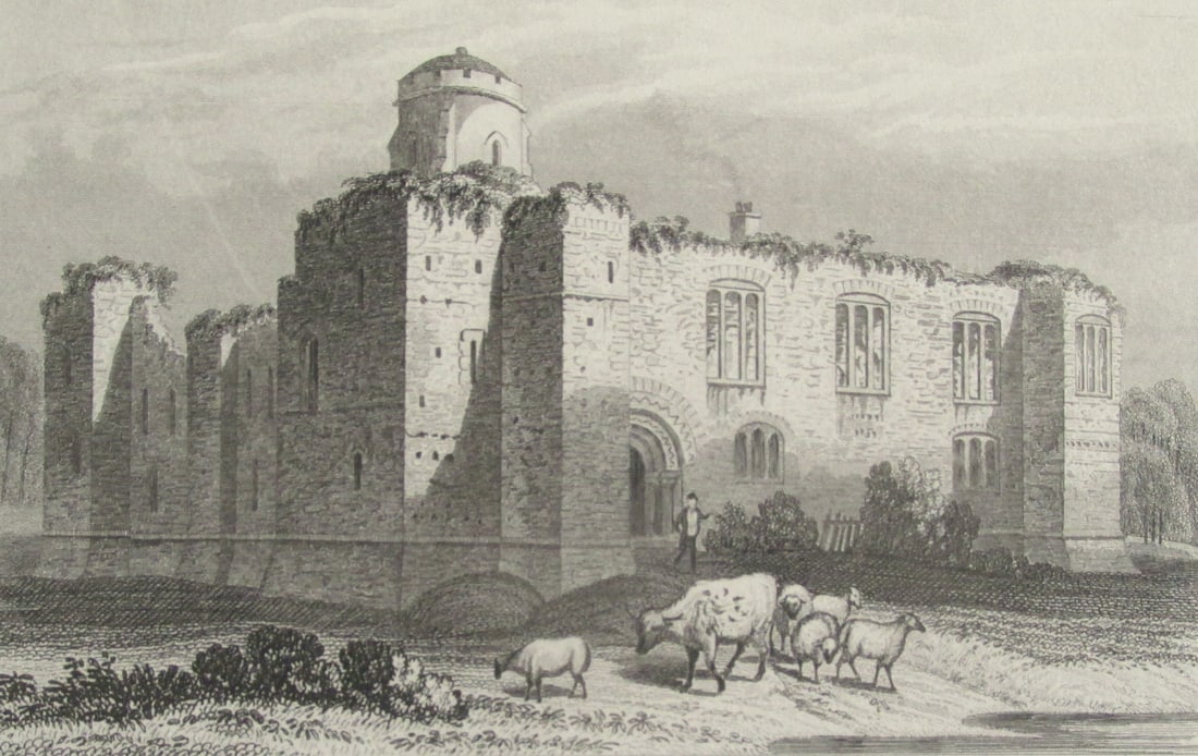 Colchester Castle - Essex: Colchester Castle - Essex Print Type: Engraving Date: Circa 1830's Publisher: Dugdale Origin: British Dimensions: 8 1/4 x 5 1/2"