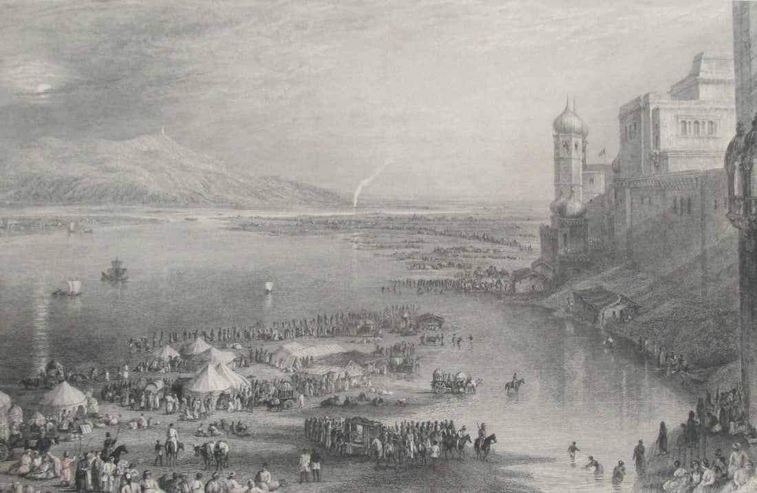 Pilgrims At The Sacred Fair of Hurdwar: Pilgrims At The Sacred Fair of Hurdwar