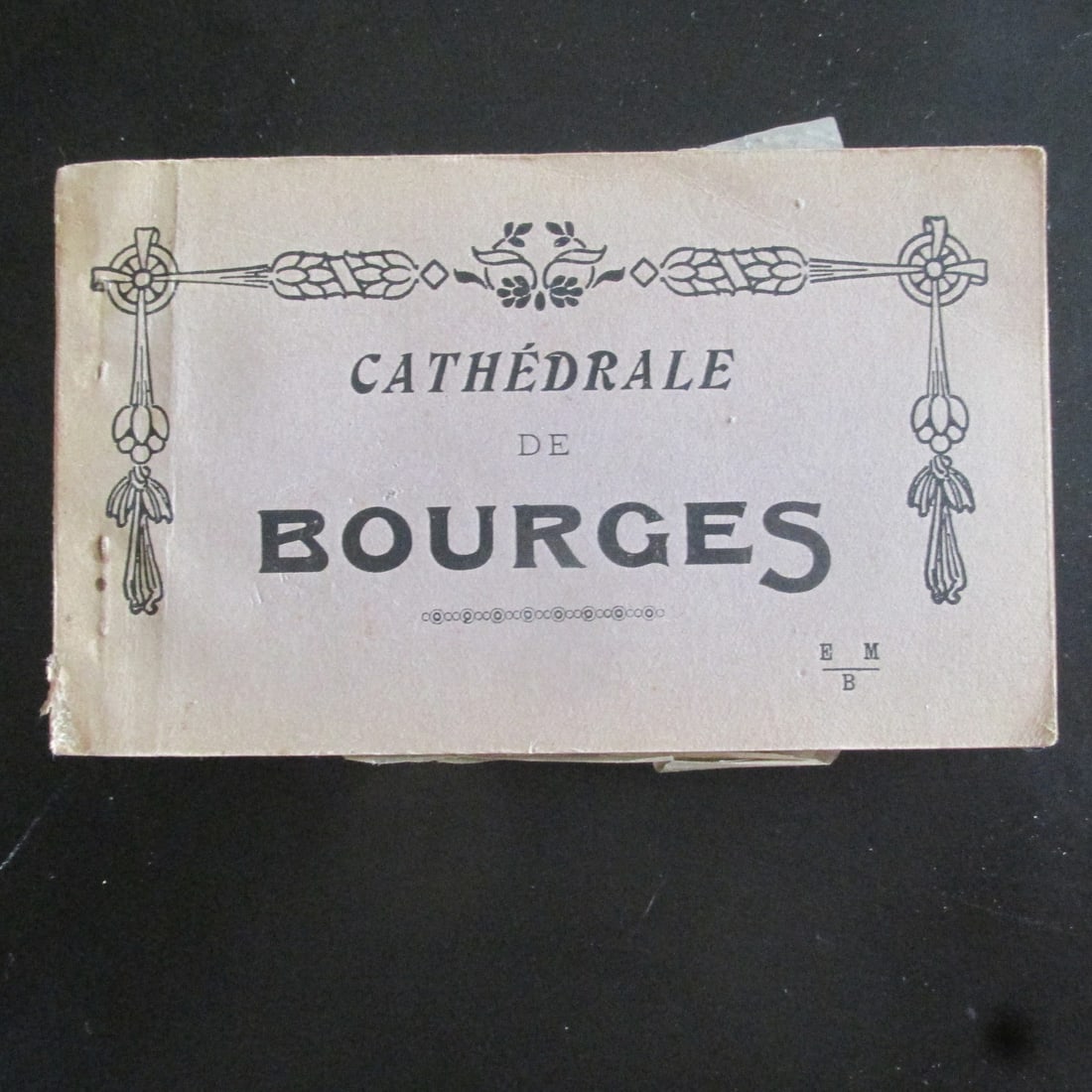 Cathedral of Bourges - Gertrude Smith Collection: Cathedral of Bourges From the Gertrude Smith Collection of Postal Views - Rare Dated: Circa 1920's Binding: Stiff Paper Covers Subject: France