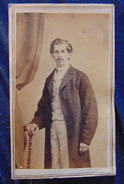 A Portrait of a Gentleman - Frenando Dessaur: A Portrait of a Gentleman A excellent and striking bearded gentleman. Fernando Dessaur (NYC) Active Period: circa 1860?1890s. Studio Address (1864): 145 Eighth Avenue, New York City (between 17th