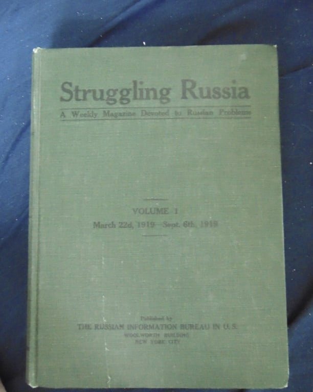 Struggling Russia Volume 1 - 1919 (1 of 5)