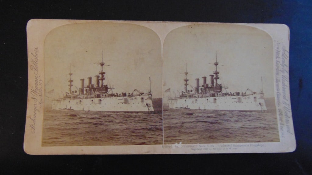Admiral Sampson's Protected Cruiser New York (1 of 2)