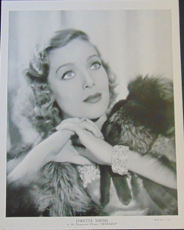 Loretta Young - Shanghai - Paramount Pictures: Loretta Young - Shanghai - Paramount Pictures In 1935, Loretta Young starred in the Paramount Pictures romantic drama "Shanghai" alongside Charles Boyer. The film tells the story of Barbara Howard