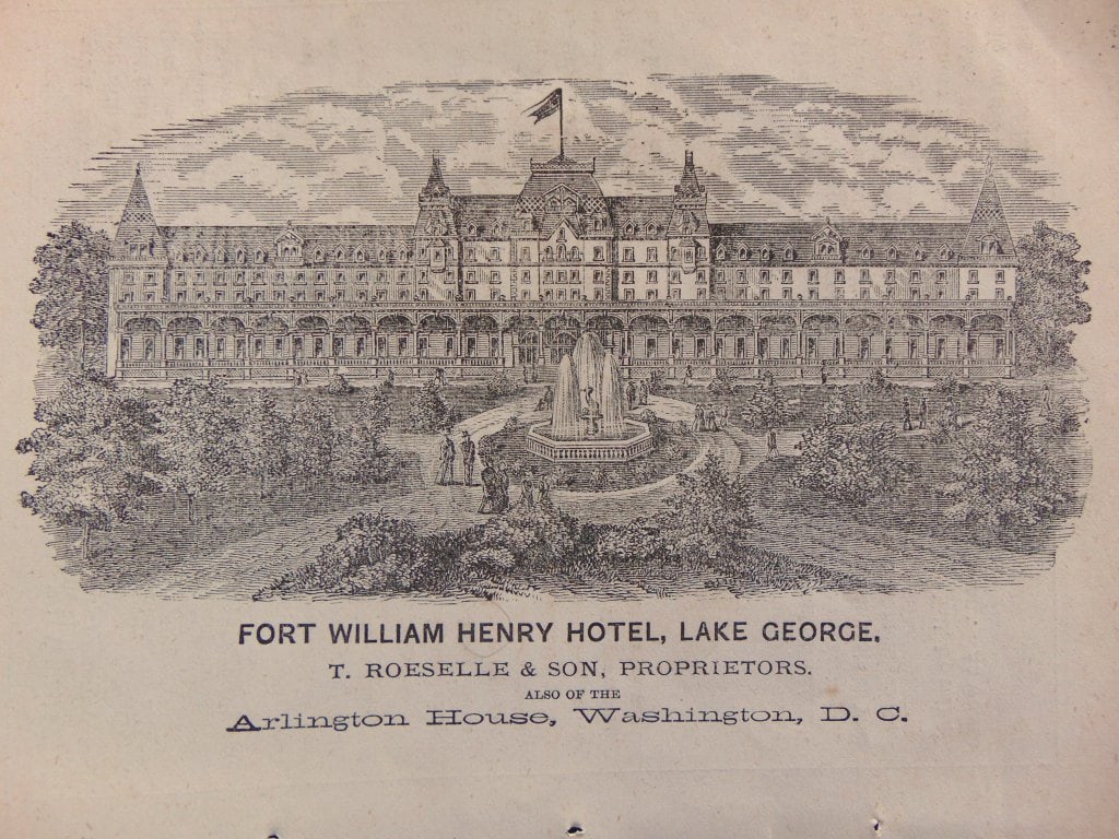Fort William Henry Hotel - Lake George NY 1875 (1 of 4)