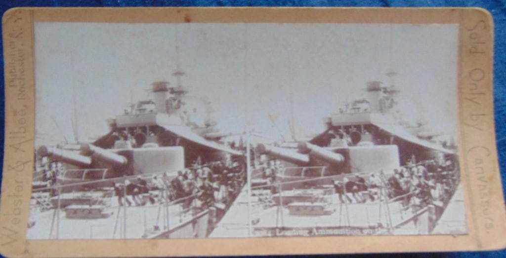 Loading Ammunition on the Battleship Oregon (1 of 3)