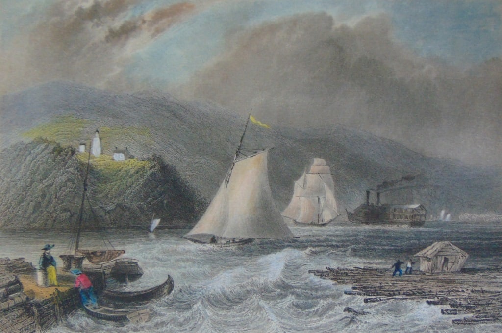 Light House Near Caldwell's Landing (Hudson River) (1 of 3)