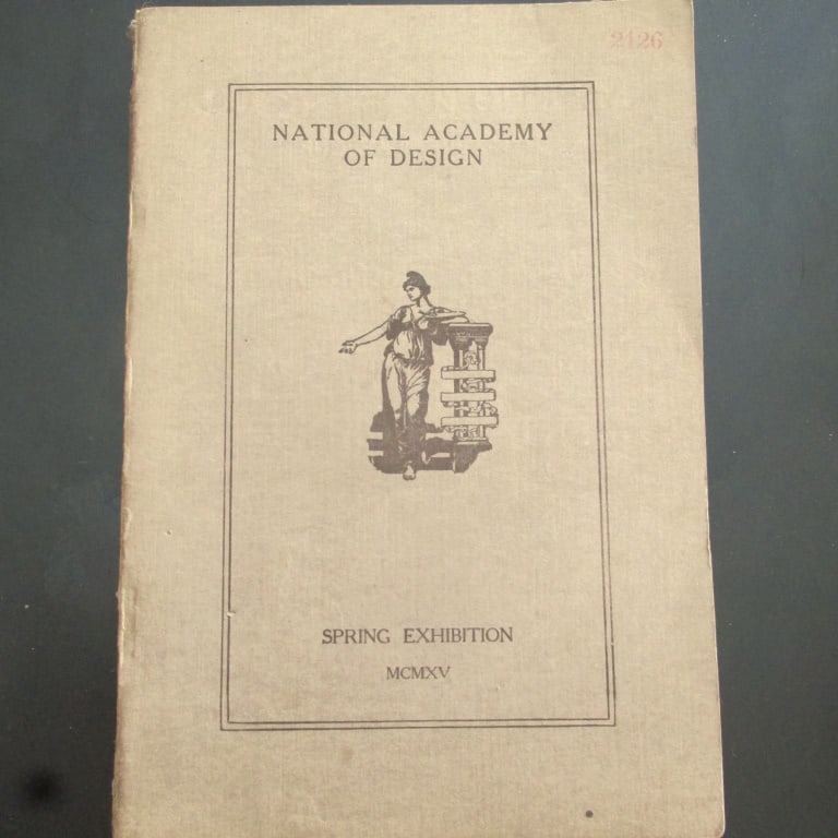 National Academy of Design Annual Exhibition 1915: National Academy of Design 19th Annual Exhibition 1915 Rare Illustrations: B/W Photos Dated: 1915 Publisher: National Academy of Design Edition: 1st Size: 16mo Binding: Trade Wraps Type: Art Subject: