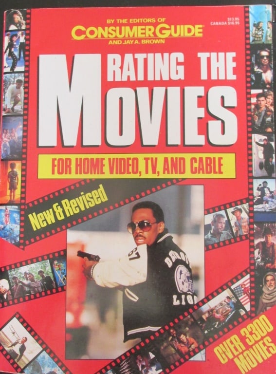 Rating The Movies: Rating The Movies Over 3,300 Movies. Good reference book for older movies. Detailed information. Dated: 1987 Size: 4to Binding: Trade Wraps Type: Film - Movies Condition Report: Very Good