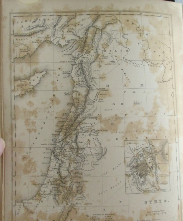 Syria (Map of) - 1838 (1 of 2)
