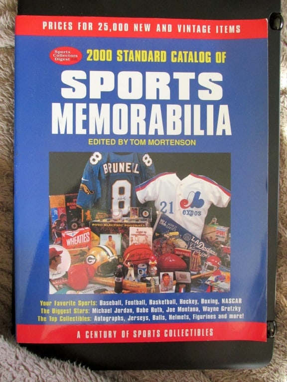 2000 Catalog of Sports Memorablia: 2000 Standard Catalog of Sports Memorabilia 25,000 New and Vintage Items Author: Tom Mortenson Illustrations: B/W Photos Dated: 2000 Size: 4to Binding: Trade Wraps Type: Sports Condition Report: Very