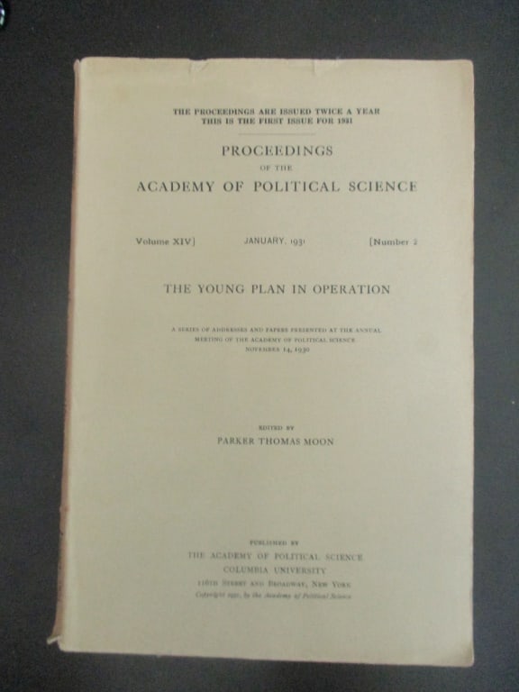 The Young Plan In Operation (1 of 1)
