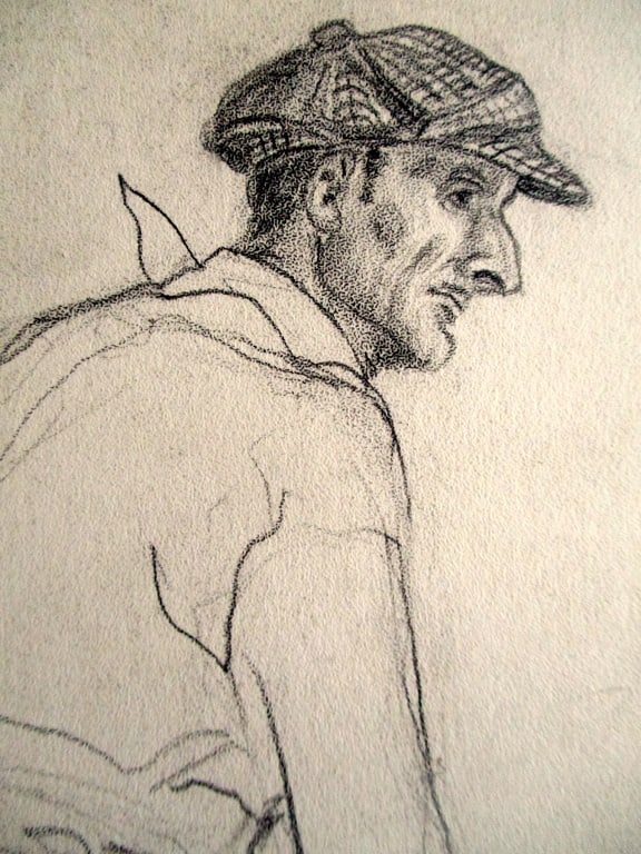 Alan Howard (1923 - 2008) Knelling Man (1 of 4)