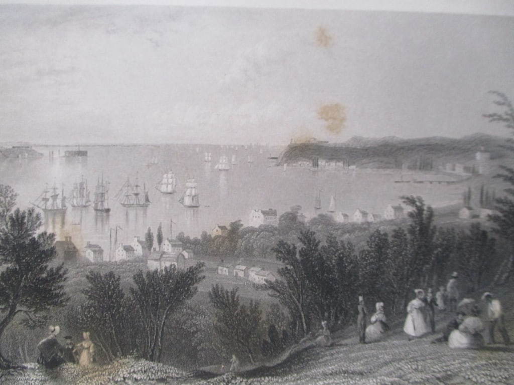 The Narrows at Staten Island: The Narrows at Staten Island Artist: William Henry Bartlett (1809-1854) Print Type: Engravings Date: Circa 1840 Origin: United States Dim