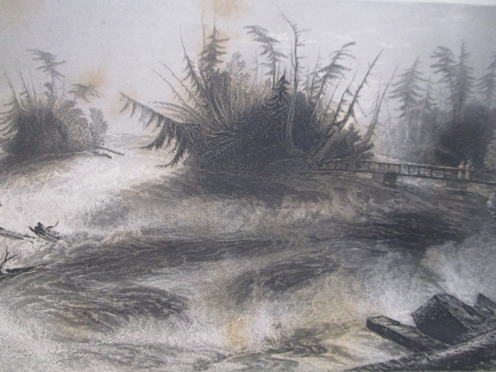 The Rapids Above The Falls of Niagara: The Rapids Above The Falls of Niagara Artist: William Henry Bartlett (1809-1854) Print Type: Engravings Date: Circa 1840 Origin: United States</