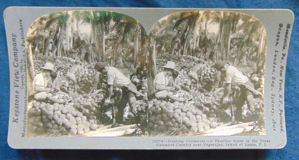 Husking Coconuts - Pagsanjan Island (1 of 2)