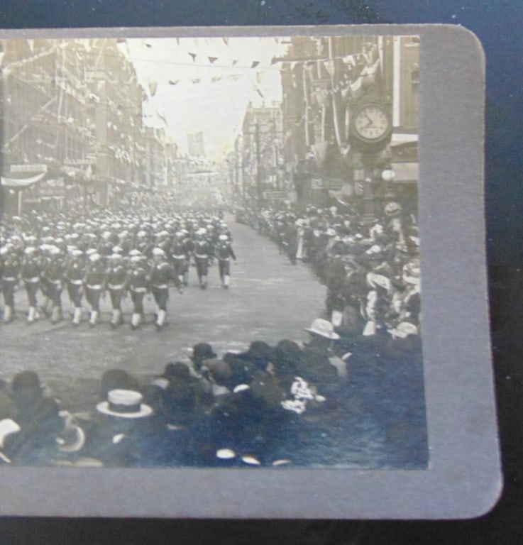 Victory Parade New York City 1918: Victory Parade New York City - End of World War One I These parades were incredibly significant moments in American history. They weren't just celebrations of victory, but deeply emotional and patriot