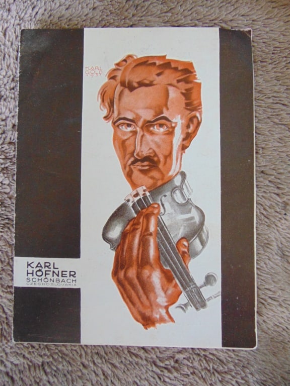 Karl Hofner Schonbach Violin Booklet (1 of 3)