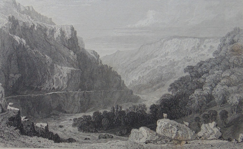 The Valley of Linmouth: The Valley of Linmouth Print Type: Engraving Date: 1836 Publisher: Fisher and Son Dimensions: 11 x 8" Notes & Literature: Condition Report: Fine