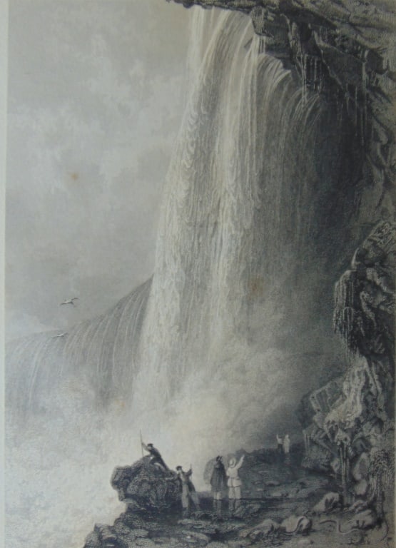Horse Shoe Falls - Niagara: Horse Shoe Fall - Niagara Print Type: Engraving Date: 1836 Publisher: Fisher and Son Dimensions: 11 x 8" Notes & Literature: Condition Report: Very Goo
