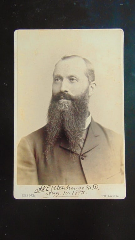 Dr. Albert Rittenhouse Philadelphia 1883 Signed (1 of 5)