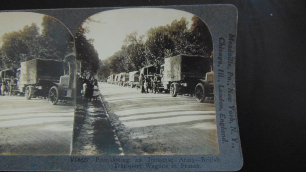 Provisioning - British Transport Wagons In France (1 of 3)