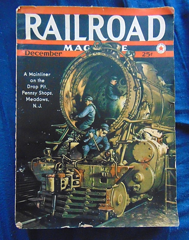 Group of Rare Railroad Magazines: Group of Railroad Magazines Six issues with wonderful cover art including Milwaukee Road. Condition Report: One has rear cover absent. Else all are Good to Very Good Subject References: <