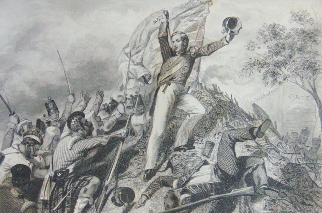 Capture of the Guns by Highlanders Before Cawnpore: Capture of the Guns by the Highlanders Before Cawnpore Rare Print Type: Engraving Date: Circa 1860 Publisher: London Printing & Publishing Co. Dimensions: 11 x 7.5"