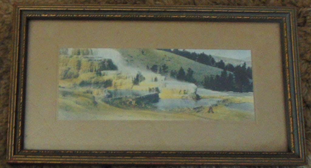 Yellowstone - Hand Colored Photograph (1 of 1)