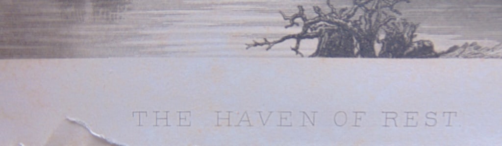 A Haven of Rest - Sartin Mezzotint - 2
