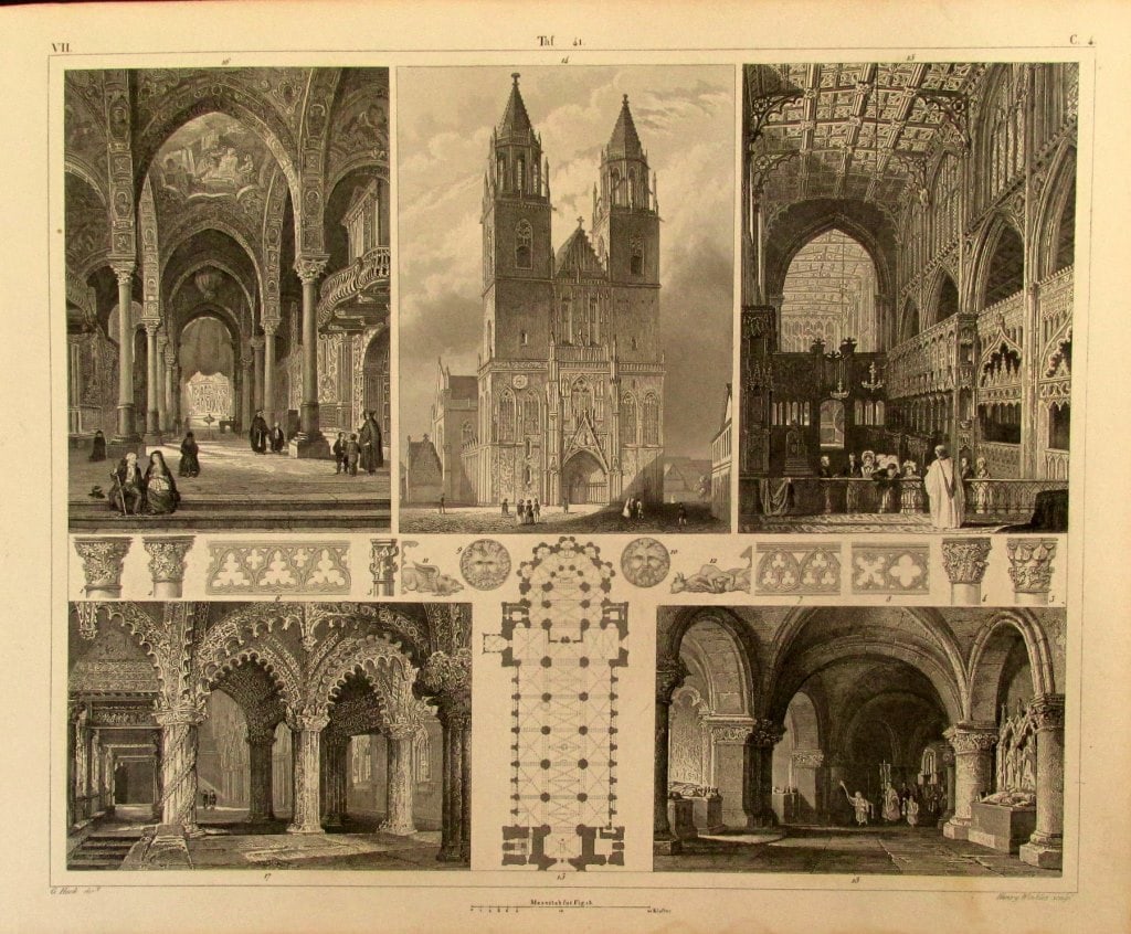 Details of Gothic Cathedrals and Abbeys (1 of 6)