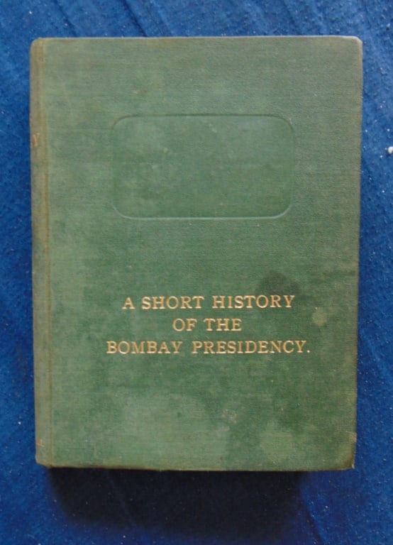 A Short History of the Bombay Presidency 1887: Early Birding in Dutchess County (New York) Map present. Extrememly Rare. A Short History of the Bombay Presidency by Edmund C. Cox offers a comprehensive overview of the region's history from ancient