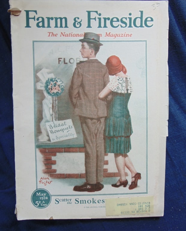 Farm & Fireside Magazine - 1928 Alan Foster: Farm and Fireside - May 1928. Will He Ask? Alan Stephens Foster was a master of nostalgic American illustration, renowned for his heartwarming depictions of childhood and family life. His work, often