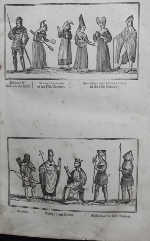 Early Wood Engraving - Early People 14th to 17th C: Early Wood Engraving - Early People 14th to 17th Centuries Print Type: Wood Engraving Date: 1st half 19th century Dimensions: 5 x 9" Condition Report: Toning and minor foxing as expected. Very Good.