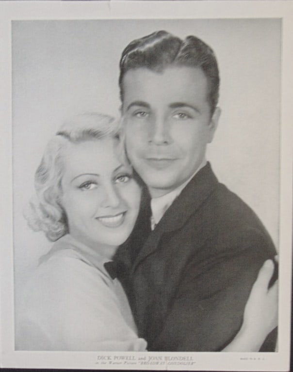Gondolier - Dick Powell Joan Blondell Promotional (1 of 1)