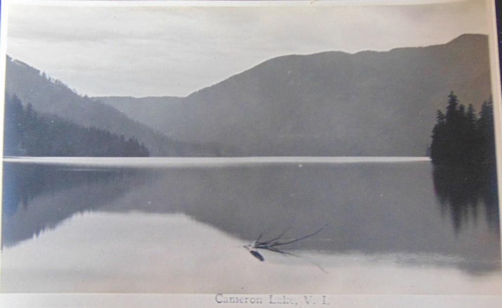 Ernest Crocker- Cameron Lake - Victoria: Cameron Lake VIErnest Crocker emigrated to North America in 1902. In 1903, he set up a photographic partnership in Vancouver, moving it shortly afterwards to Victoria. From 1908 until 1946, he ran his